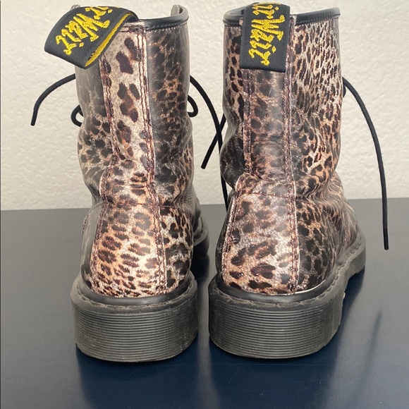 Dr. Martens Leopard Print Boots - Picture 3 of 3